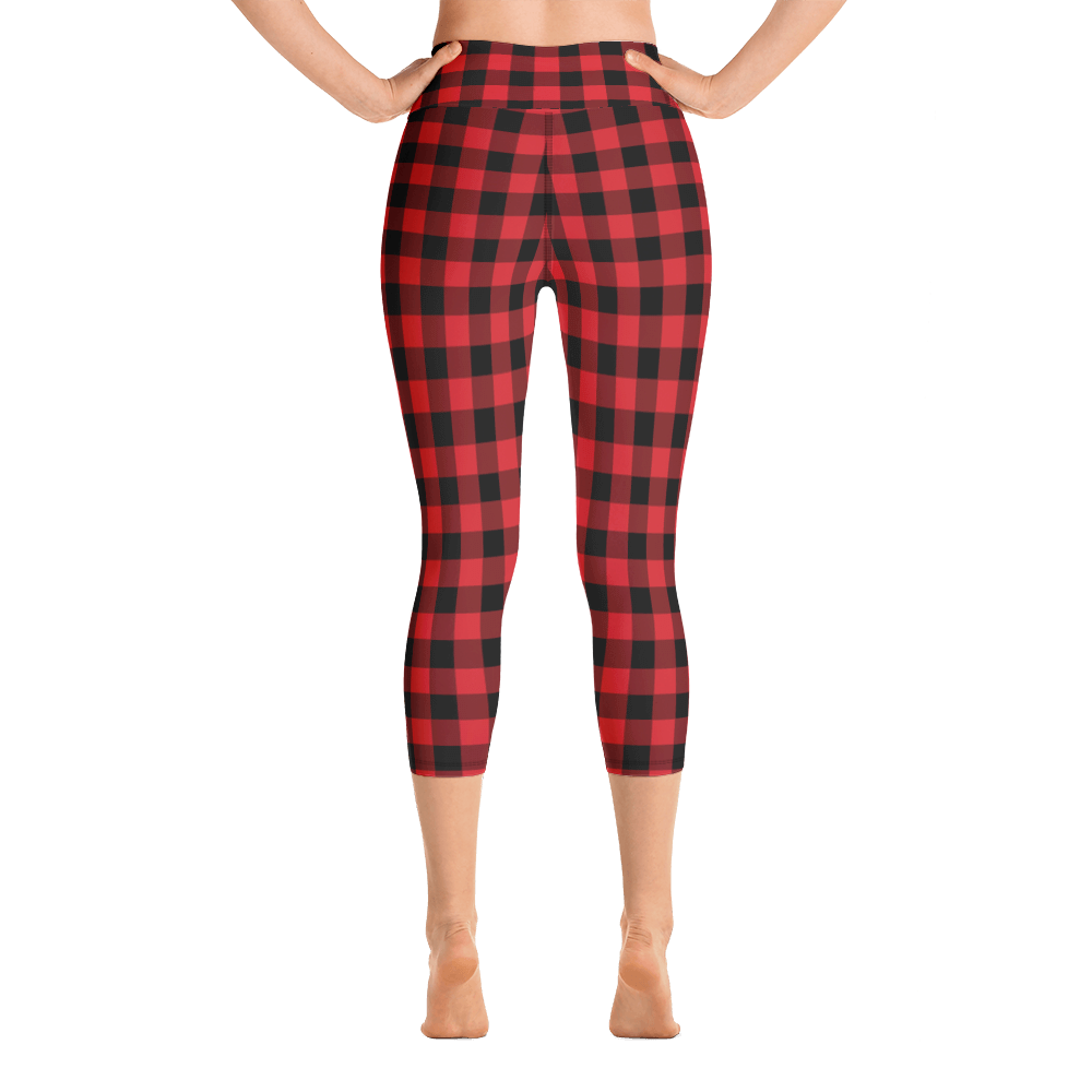 Red Buffalo Plaid Capris - The Celtic Matador