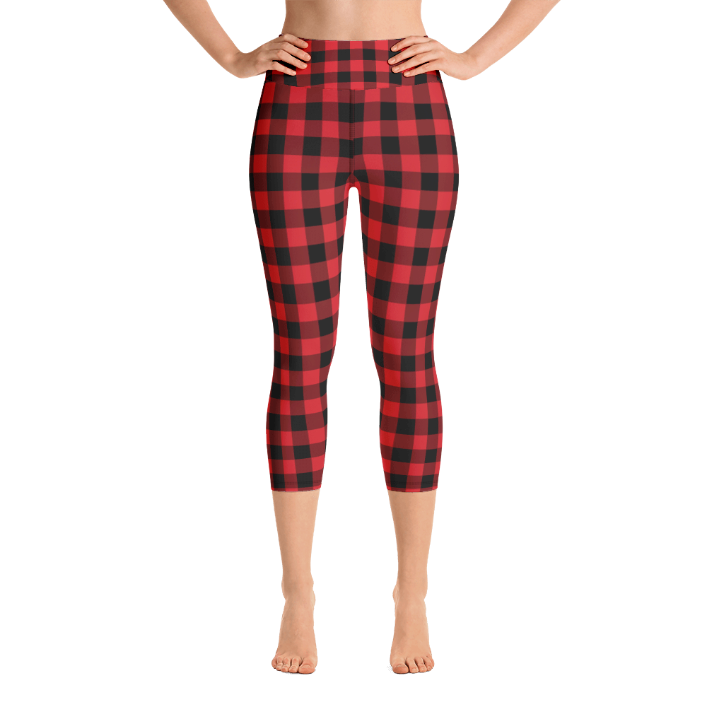 Red Buffalo Plaid Capris - The Celtic Matador